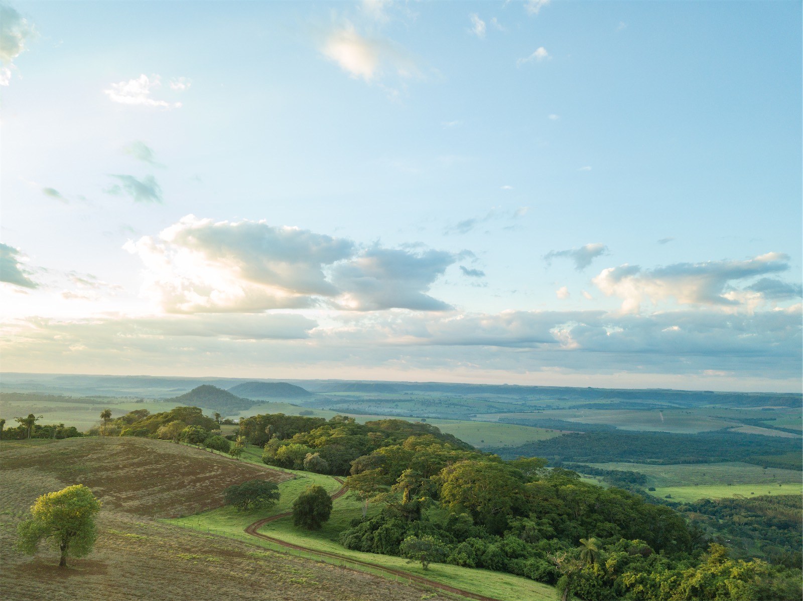 O vale e o horizonte da Bela Vista