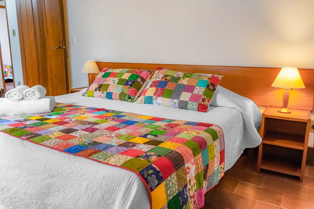 Quarto de casal do Chalé 10