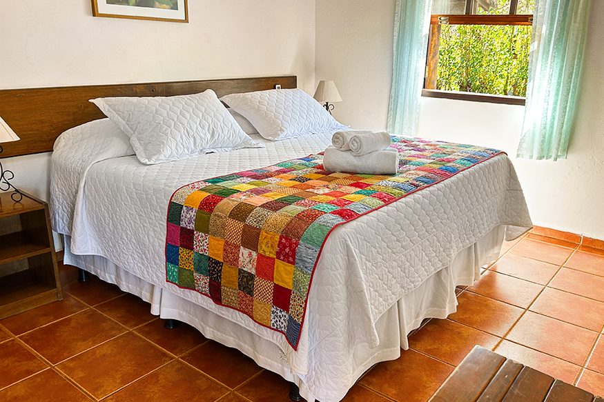 Quarto de casal do Chalé 11