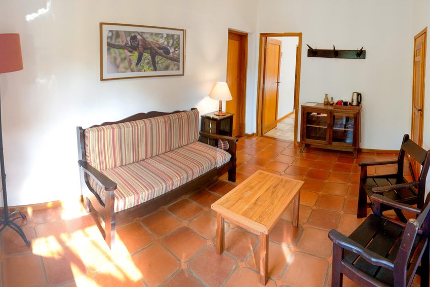 Sala de estar do Chalé 19