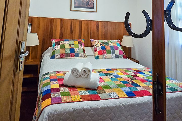 Quarto de casal do Chalé 21
