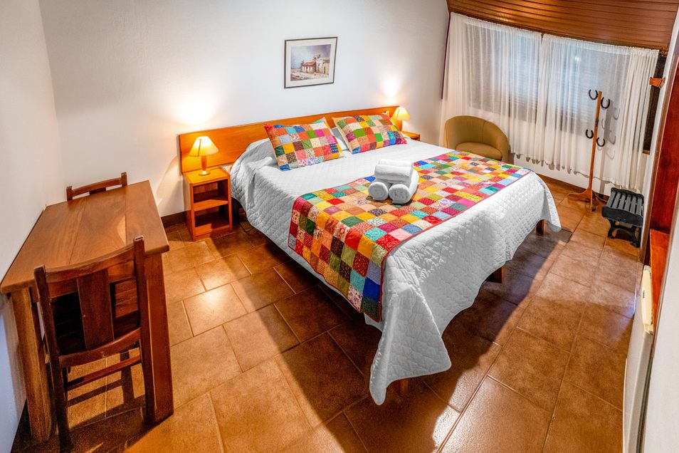 Quarto de casal dos Chalés 3 e 4