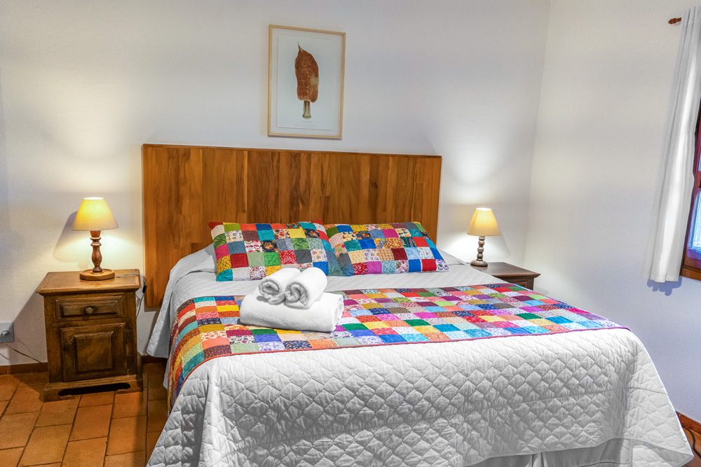 Quarto de casal do Chalé 5